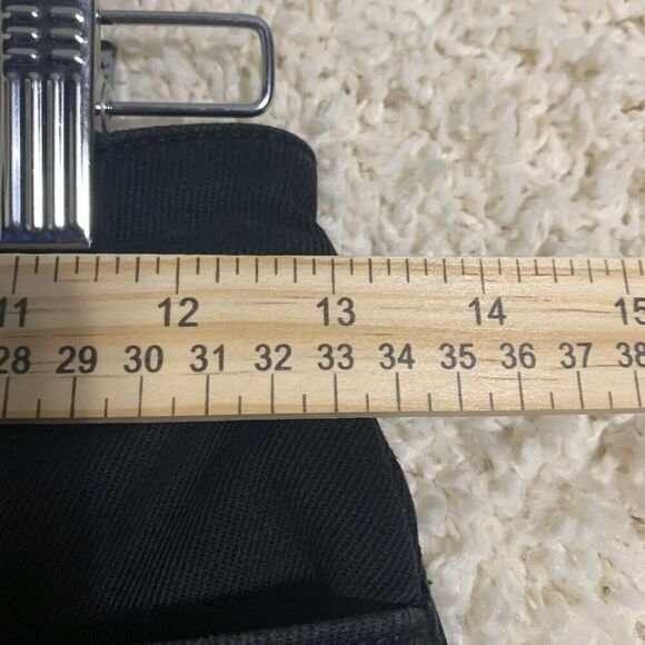 Vervet Black High Rise Jean‎ Shorts Womens Size Small Double Cuff Stretch - Picture 8 of 10